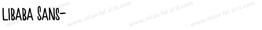 libaba Sans字体转换